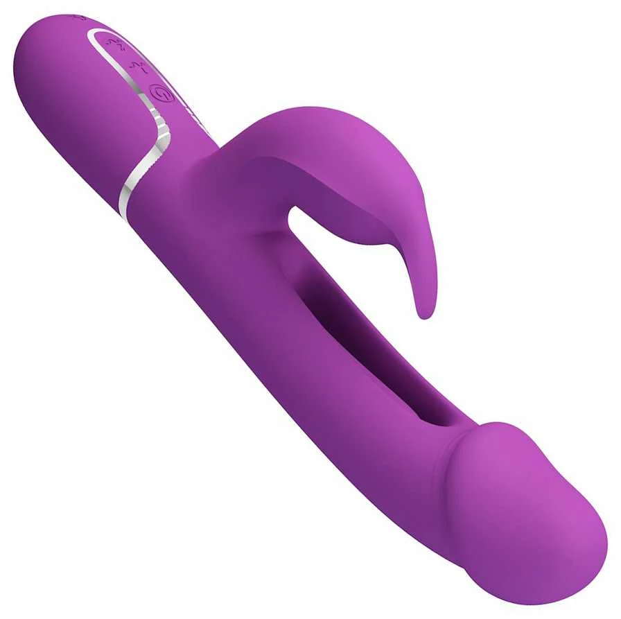 PRETTY LOVE - Kampas Violetinė, 7 vibracijos funkcijos 4 laižymo nustatymai
