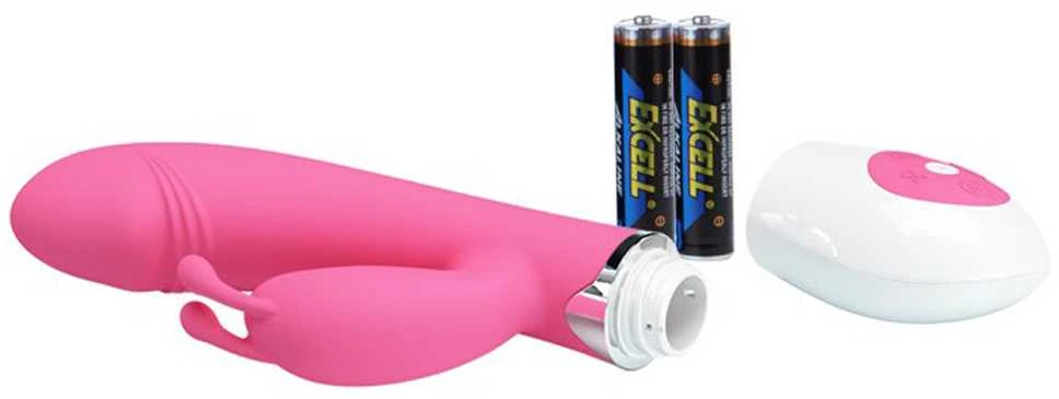 LYBAILE Pretty Love Gene-Silicone Vibrator, 30 fun. vibr. Rožinė