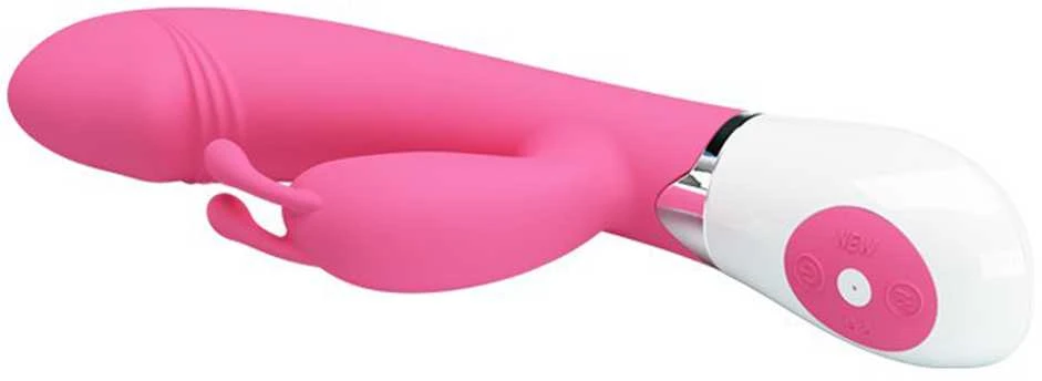 LYBAILE Pretty Love Gene-Silicone Vibrator, 30 fun. vibr. Rožinė
