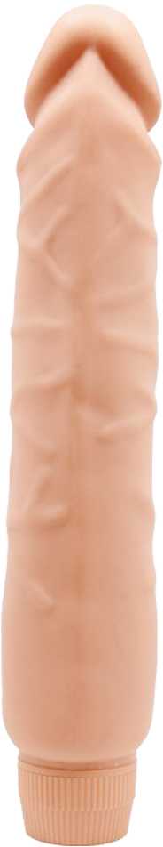 BAILE Realistinis vibratorius natūralus storas penis 22 cm