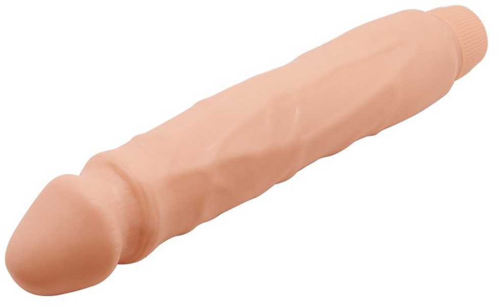 BAILE Realistinis vibratorius natūralus storas penis 22 cm
