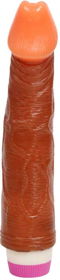 Baile Vibrators BAILE Realistiškas juodas penio vibratorius natūralus 23 cm