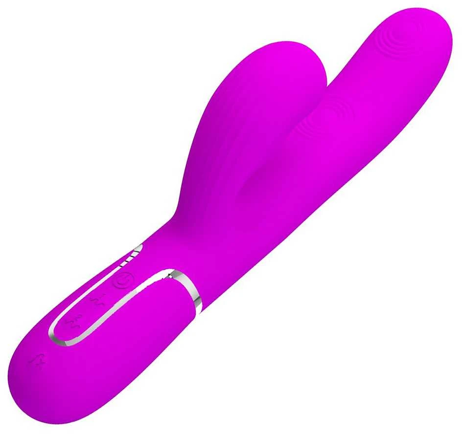 Pretty Love Flirtation GRAŽI MEILĖ - Žvilgantis švelnumas, 7 bakstelėjimo funkcijos, 7 trankymo funkcijos