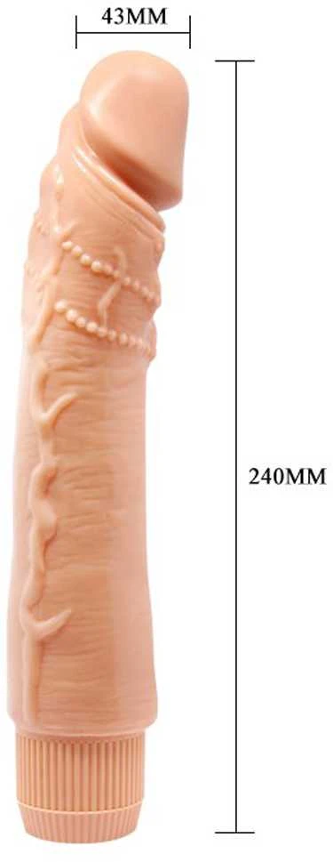 BAILE - DYBBUK REALISTAS VIBRATORIAUS 24 CM MŪSNAS