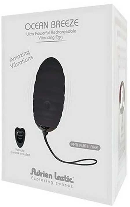 Adrien Lastic kiaušininis vibratorius-Ocean Breeze 2.0 Juodas Stronger Vibrations