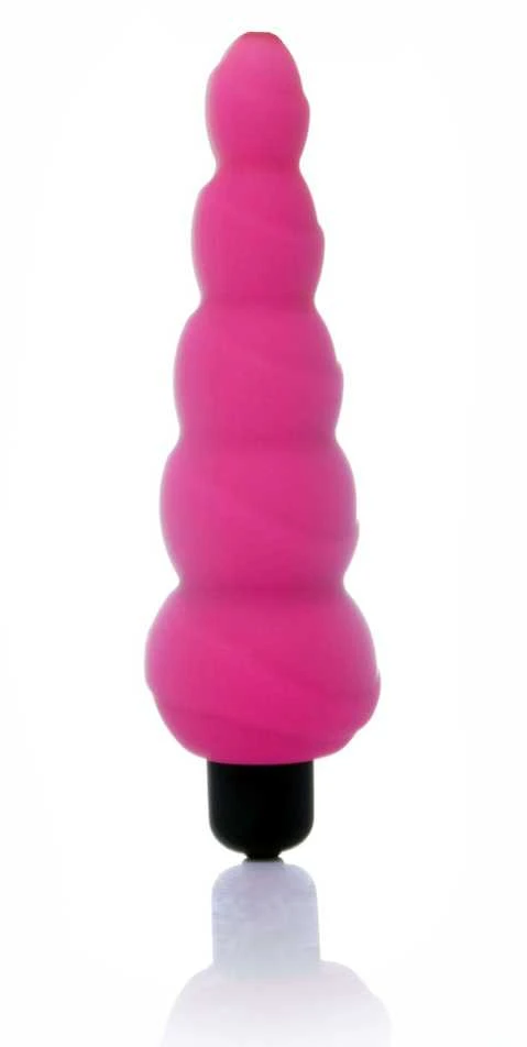 Rožinis 14 cm silikoninis rutulinis analinis kištukas