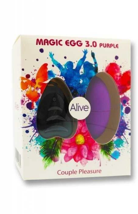 Alive Vibrating kiaušinių makšties masažuoklis su nuotolinio valdymo pulteliu, 10 režimų