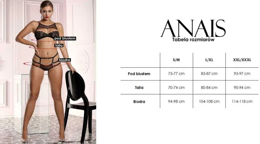 Anais KORA Juodas BODY XS