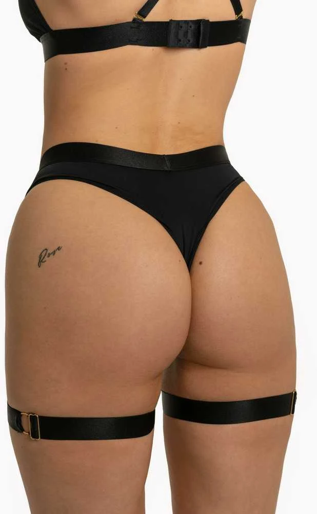 Anais SEILA set juodas (bra+string) XXL/XXXL
