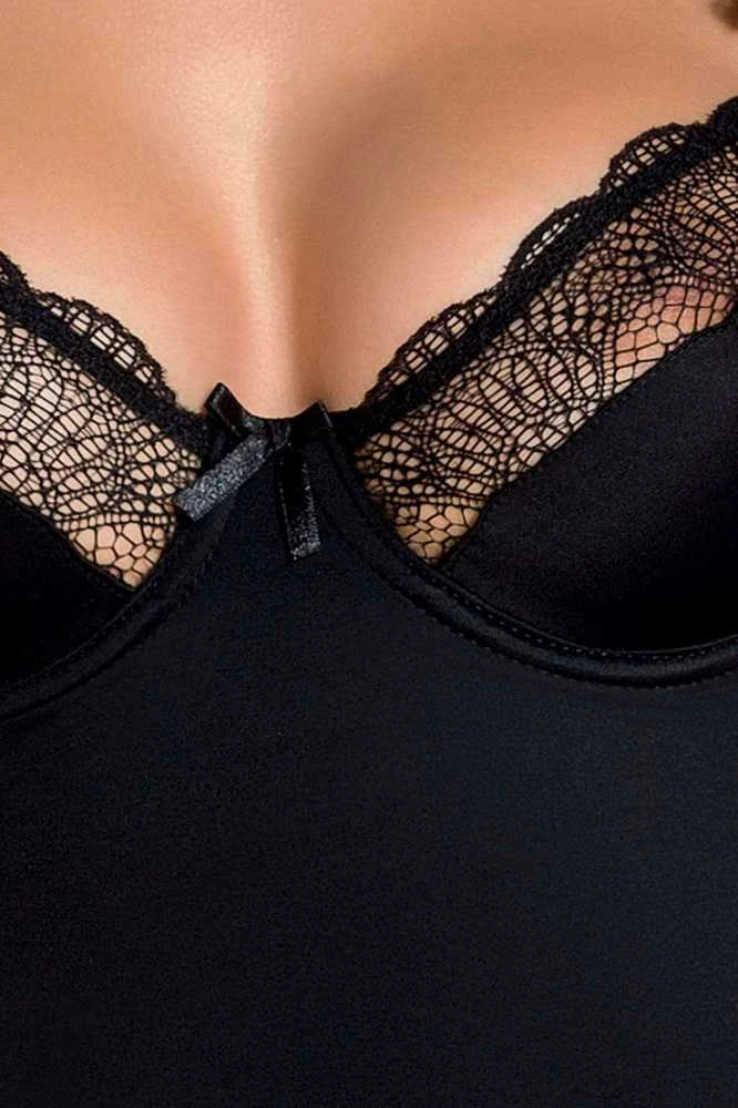 Apatiniai drabužiai-ALINA BODY juodas S/M - Casmir