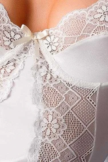 Apatiniai drabužiai-BLANCHET CORSET cream S/M - Casmir