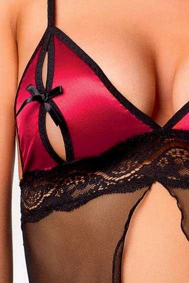 Apatiniai drabužiai-CARISMA BIKINI red S/M - Casmir