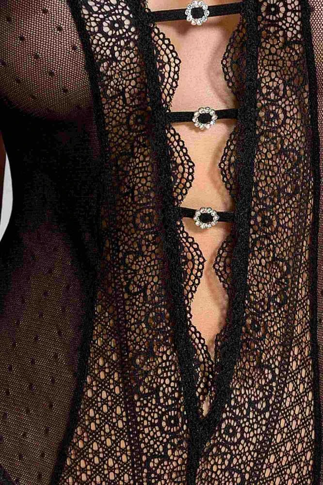 Apatiniai drabužiai-CLARISSE BODY juodas S/M - Casmir