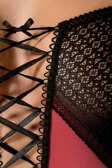 Apatiniai drabužiai-GILL CORSET red L/XL - Casmir
