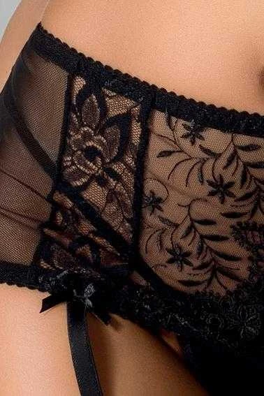 Apatiniai drabužiai-JESSIE SET juodas S/M - Casmir