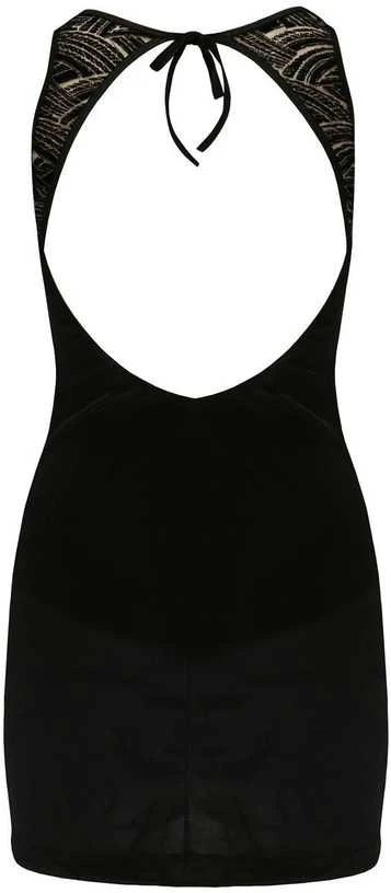 Apatiniai drabužiai-LARA CHEMISE juodas S/M - Casmir