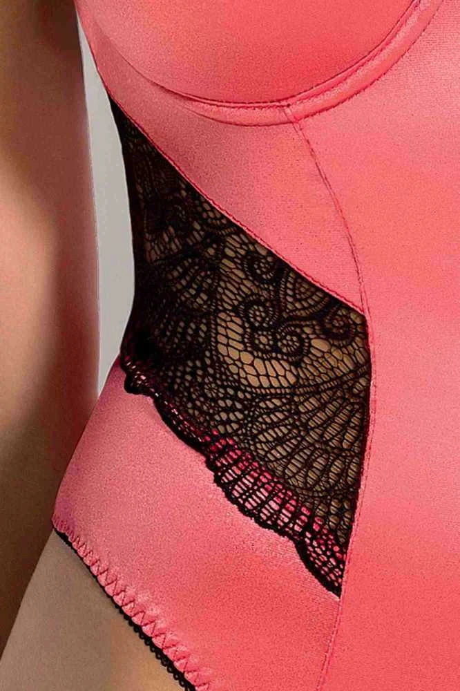 Apatiniai drabužiai-ROSALIE BODY pink L/XL - Casmir