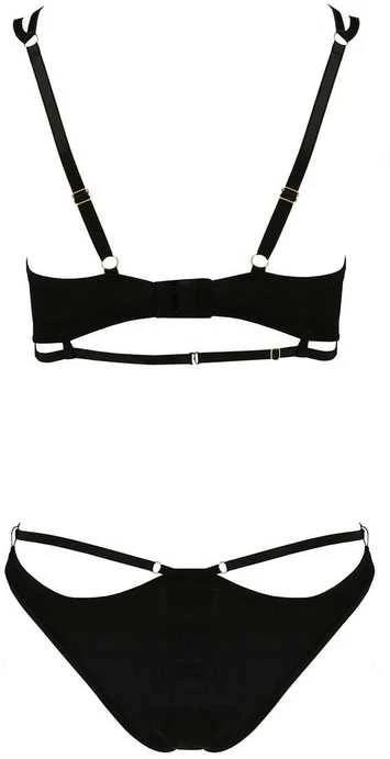 Apatiniai drabužiai-VICTORIA BIKINI juodas XXL/XXXL - Casmir