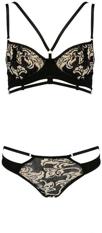 Apatiniai drabužiai-VICTORIA BIKINI juodas XXL/XXXL - Casmir