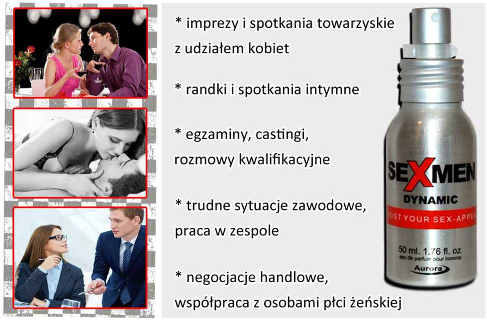Aurora Cosmetics „Feromony-Sexmen Dynamic“ vyrus, 50 ml