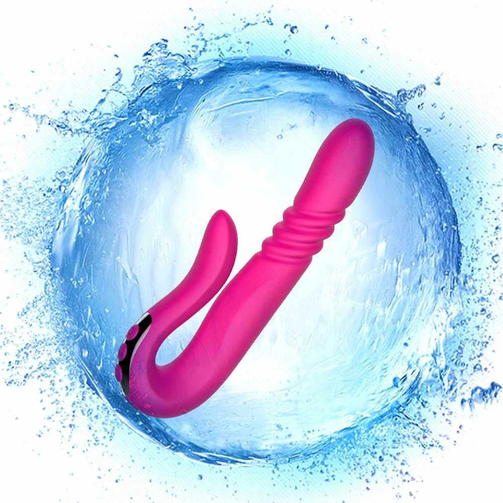 B Series Cute B serijos Cute Deluxe Twirling Vibrating Thruster Raudonas