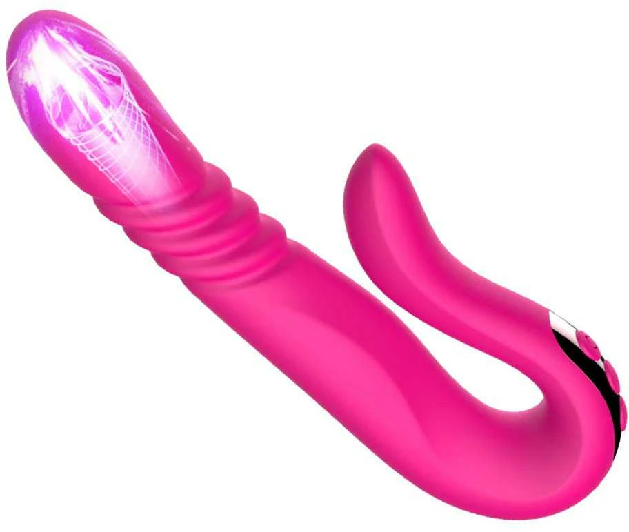B Series Cute B serijos Cute Deluxe Twirling Vibrating Thruster Raudonas