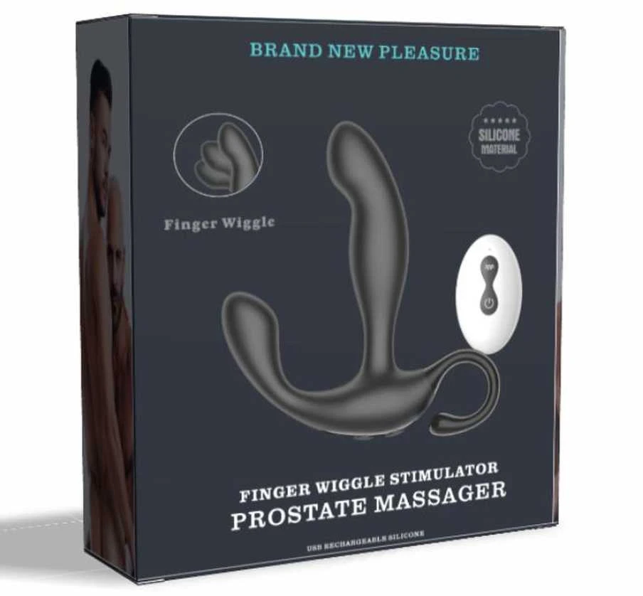 B Series Cute B serijos mielas pirštų judinimo prostatos masažuoklis su nuotolinio valdymo pultu