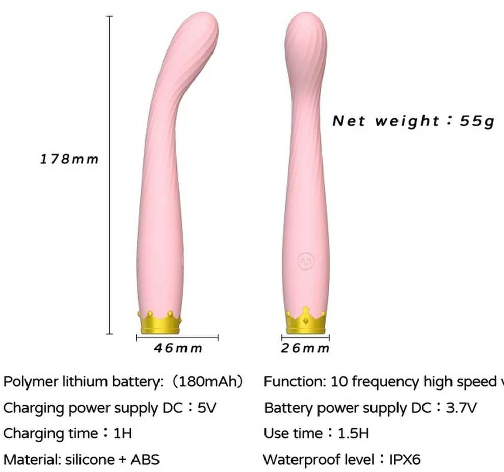 B Series Cute Rožinė G SPOT VIBRATOR Rožinė