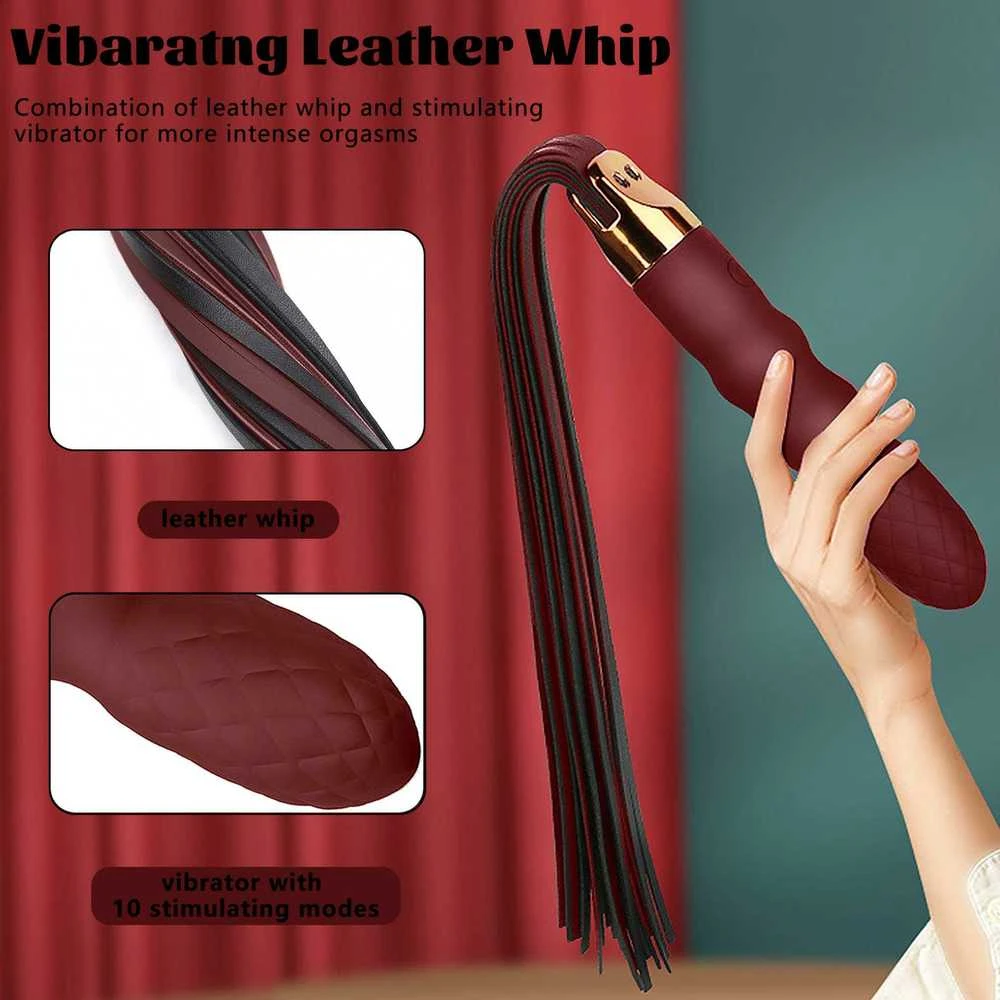 B Series Cute B serija Cute Whip whip su plug analinis vibratorius 2in1 analinis stimuliavimo kištukas