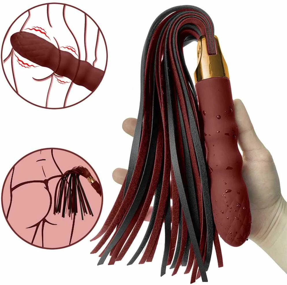 B Series Cute B serija Cute Whip whip su plug analinis vibratorius 2in1 analinis stimuliavimo kištukas