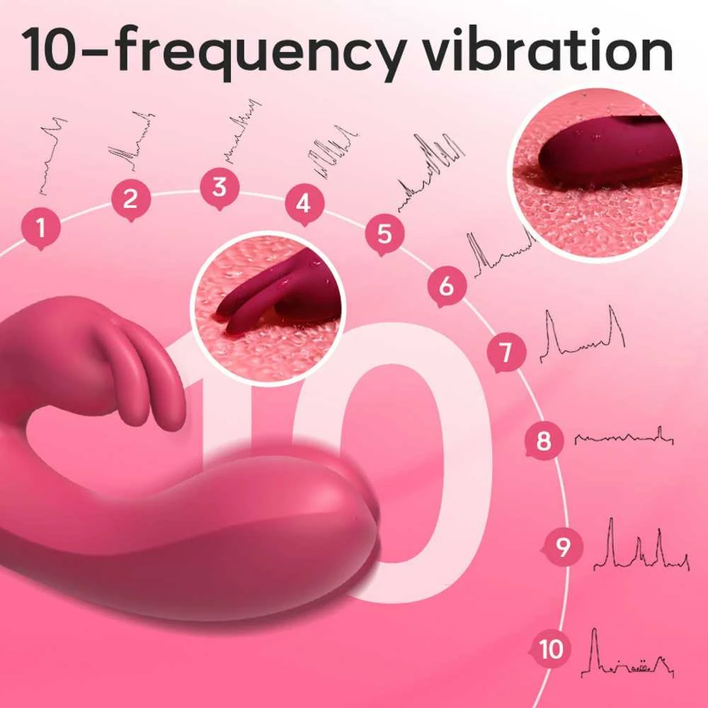 B Series Cute Rožinė Rabbit vibrator Rožinis