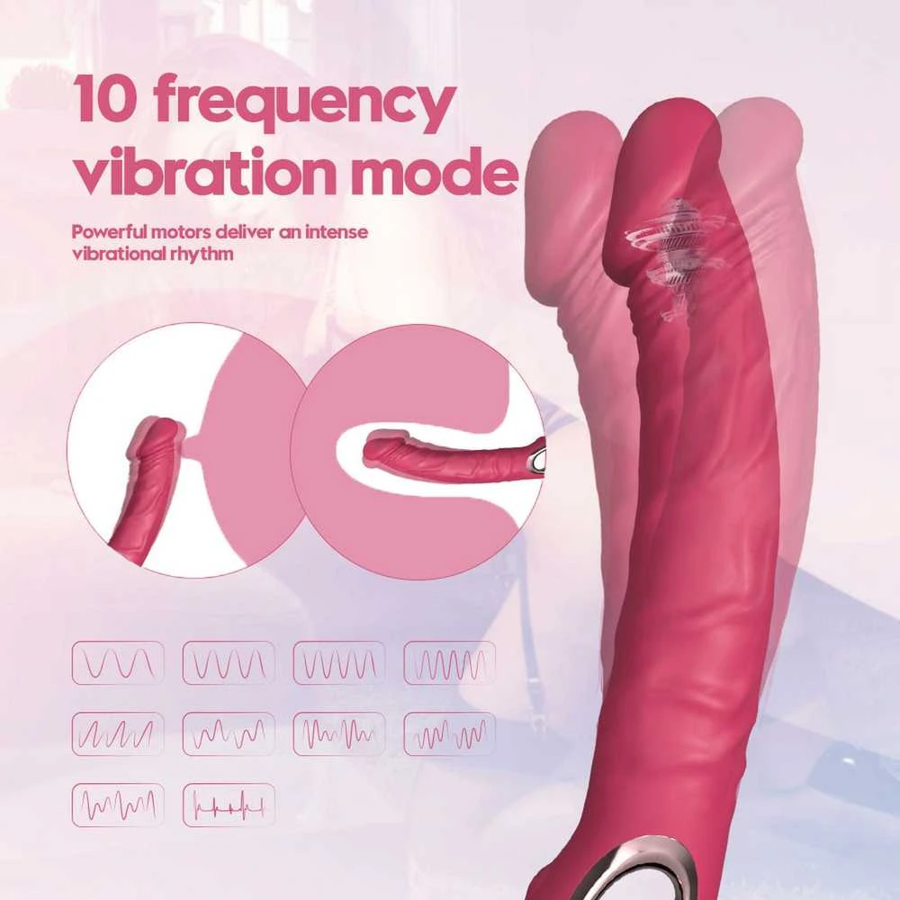 B Series Cute Realistiškas vibratorius ROŽINĖ