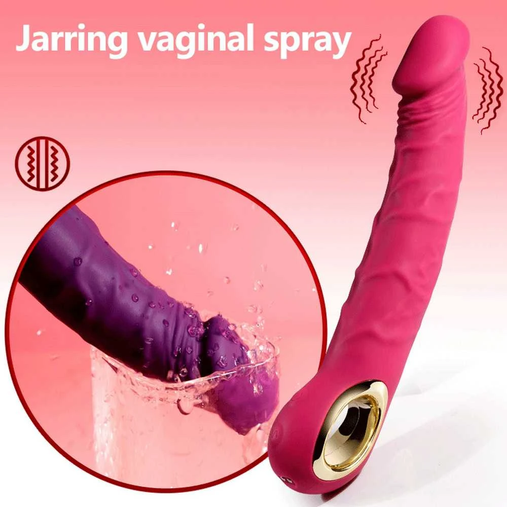 B Series Cute Realistiškas vibratorius ROŽINĖ