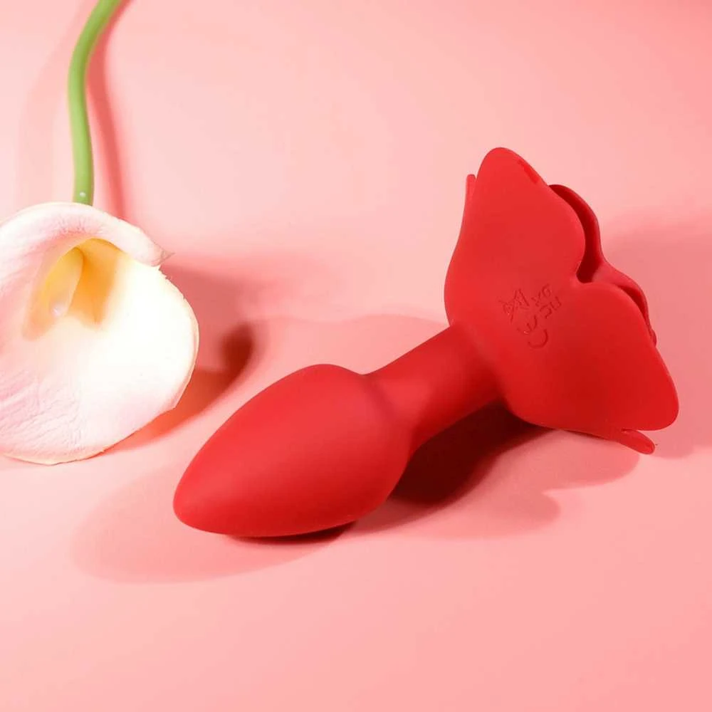 B Series Cute B serijos „Cute Rose“ besisukantis analinis kaištis