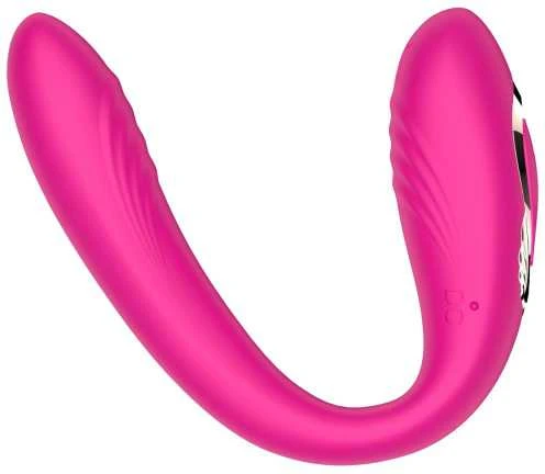 B Series Cute B serijos mielas besisukantis nešiojamas dvigubas vibratorius