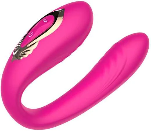 B Series Cute B serijos mielas besisukantis nešiojamas dvigubas vibratorius