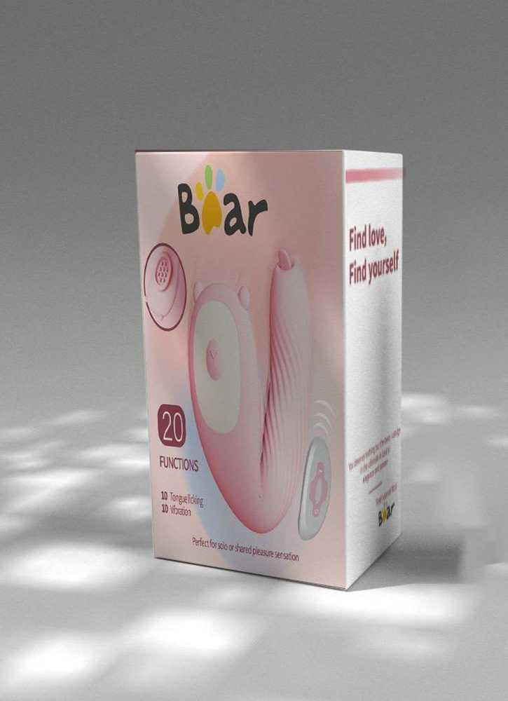 B Series Cute B serijos mielas vibratorius poroms, G taškas, laižantis masažuoklis, 10 režimų