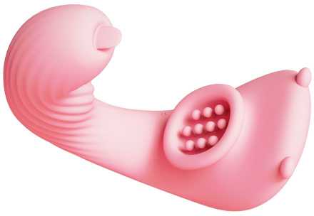 B Series Cute B serijos mielas vibratorius poroms, G taškas, laižantis masažuoklis, 10 režimų