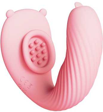 B Series Cute B serijos mielas vibratorius poroms, G taškas, laižantis masažuoklis, 10 režimų