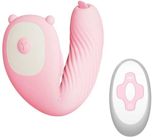 B Series Cute B serijos mielas vibratorius poroms, G taškas, laižantis masažuoklis, 10 režimų