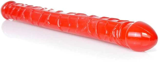B Series Easylove Dildo-Flexible Double Dong - Raudona