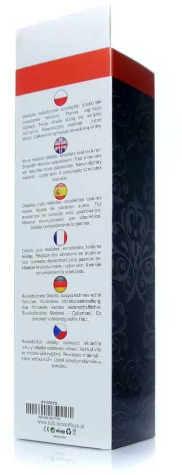 B Series Easylove Wibrator juoda su cyberskóry natūralus penis