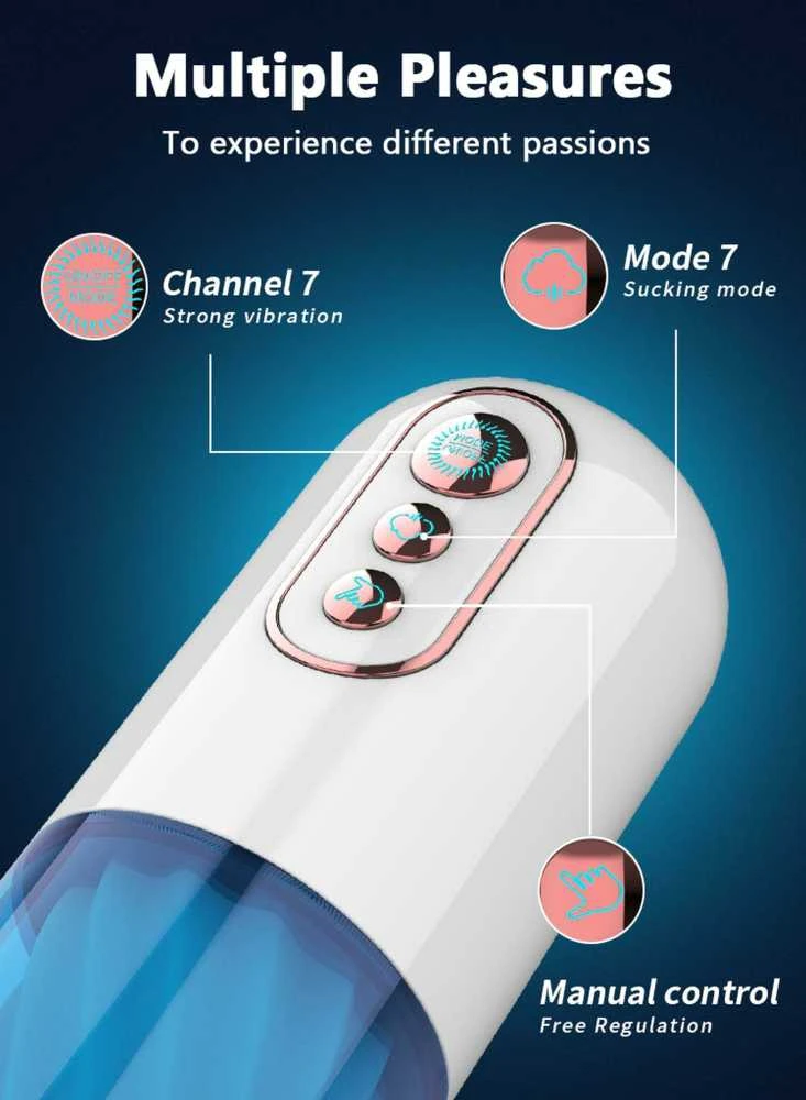 B Series Fox B serijos Fox automatinio įsiurbimo vibracijos vyriškas masturbatorius