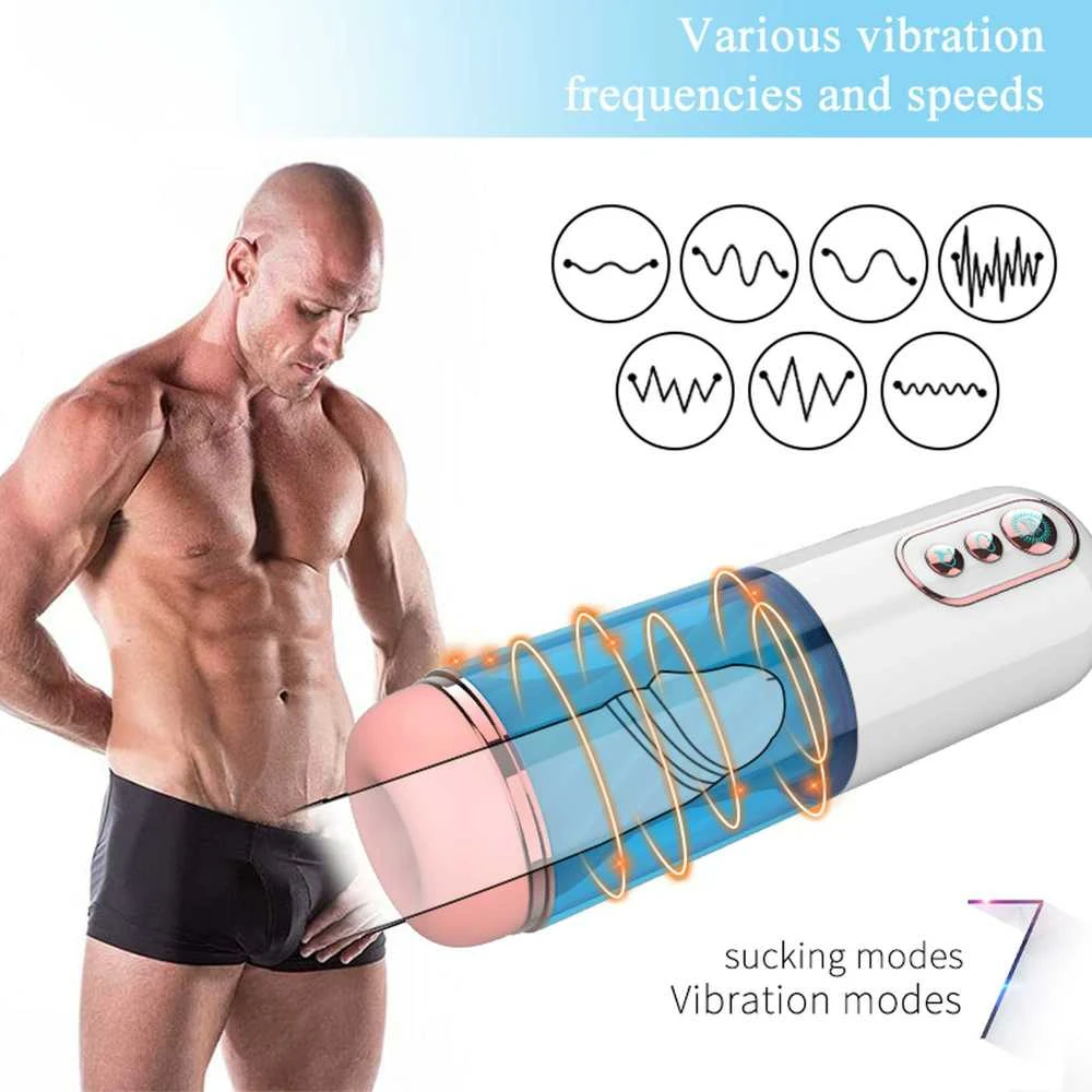 B Series Fox B serijos Fox automatinio įsiurbimo vibracijos vyriškas masturbatorius