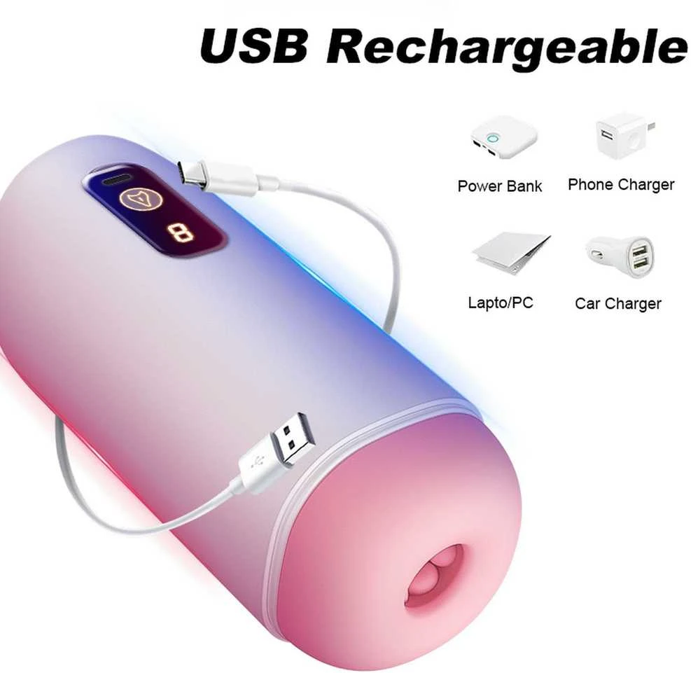 B Series Fox Masturbatorius- USB įkraunamas, 8 vibravimo funkcijos