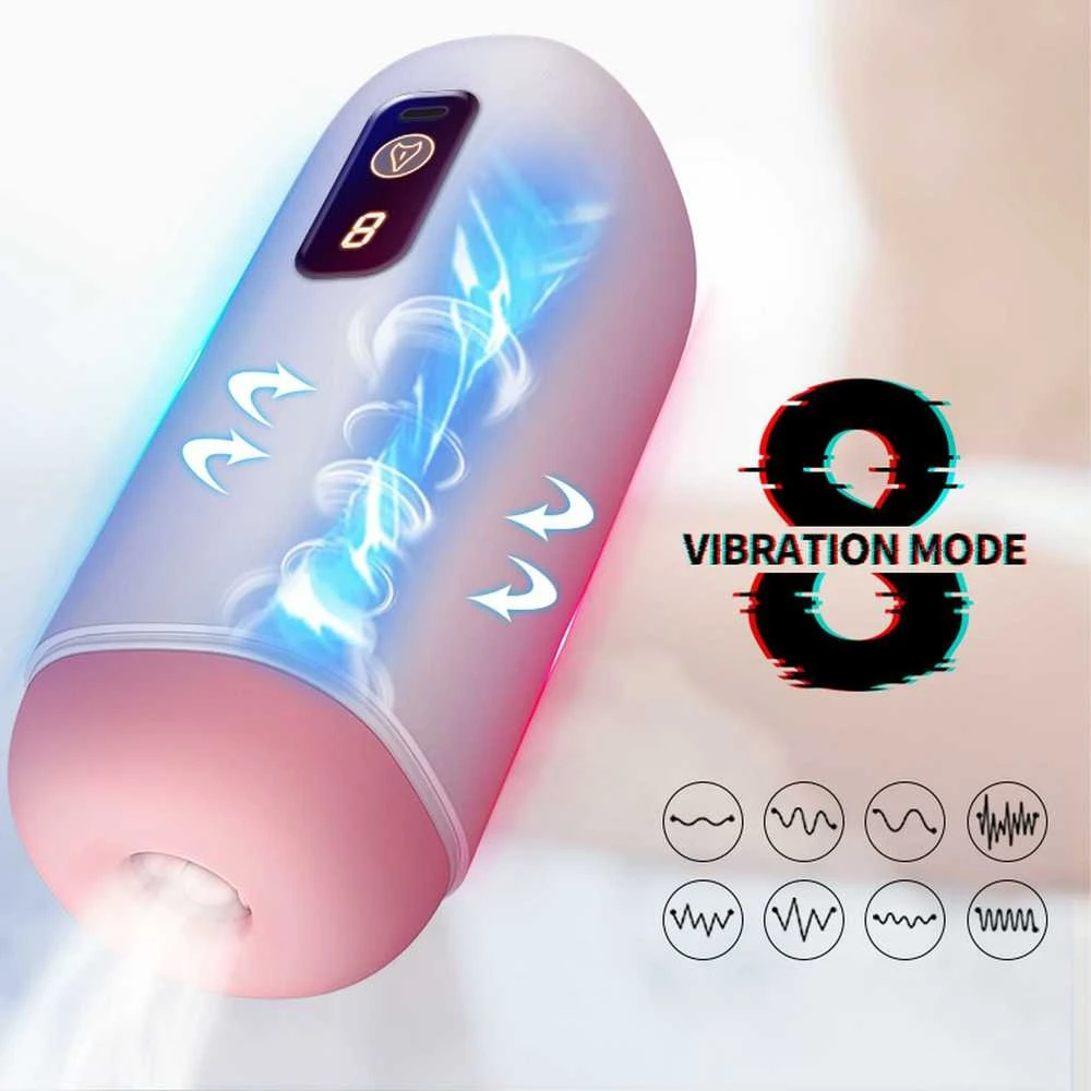 B Series Fox Masturbatorius- USB įkraunamas, 8 vibravimo funkcijos