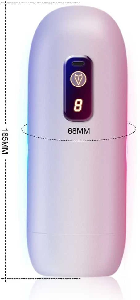 B Series Fox Masturbatorius- USB įkraunamas, 8 vibravimo funkcijos