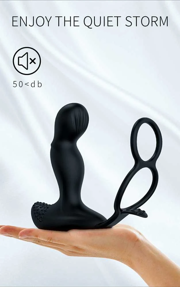 B Series Fox B serija Fox Masažuoklis prostatos su šildymo funkcija varpos žiedas sėklidės 7 USB režimai