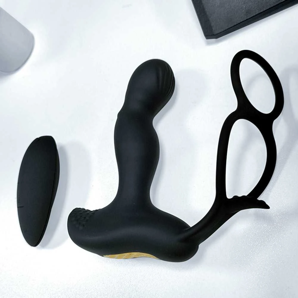 B Series Fox B serija Fox Masažuoklis prostatos su šildymo funkcija varpos žiedas sėklidės 7 USB režimai