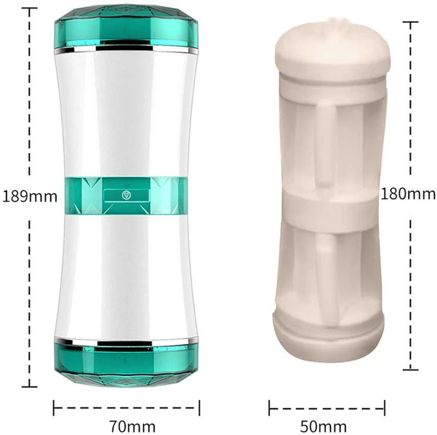 BoT B Series Dvigubas masturbatorius vyrams „Masturbation Cup“